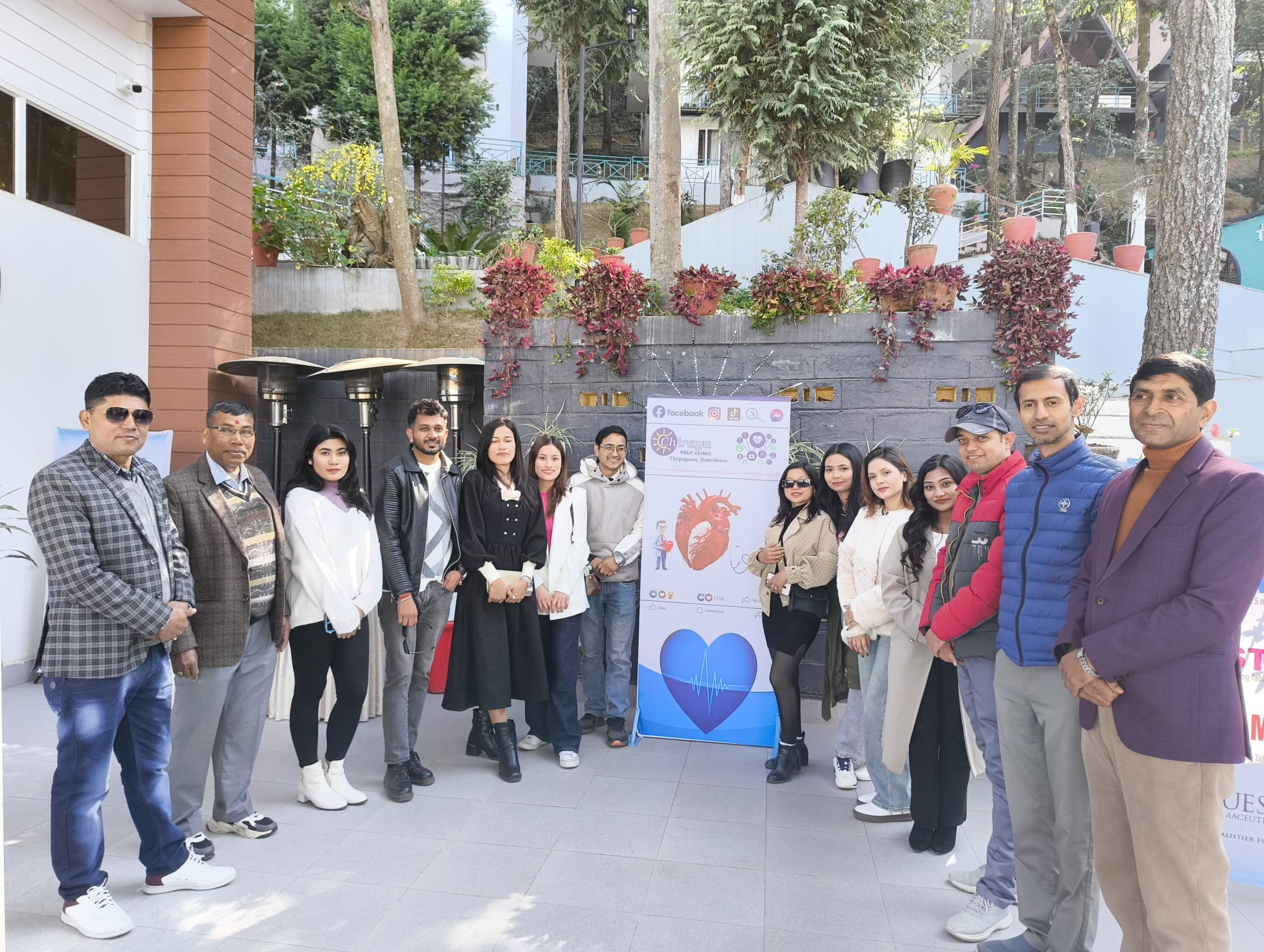 Chirayu Polyclinic building Kathmandu