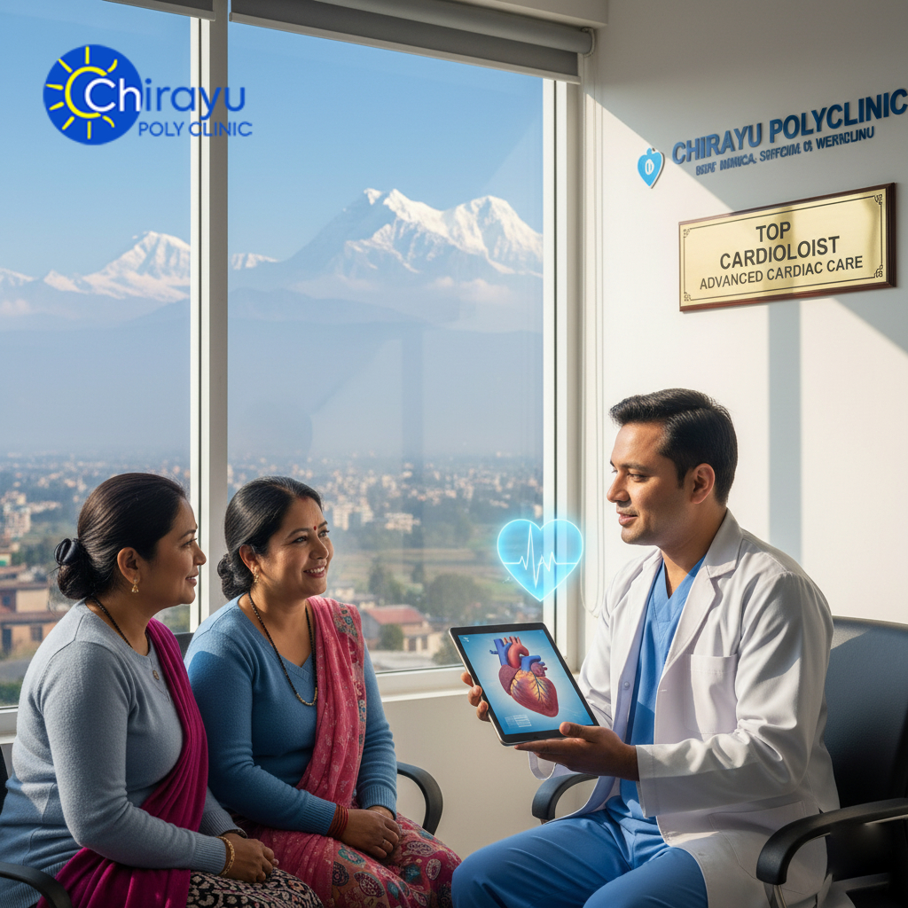 Top heart specialist in Kathmandu at Chirayu Polyclinic