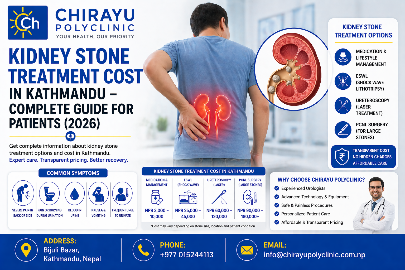 Kidney Stone Treatment Cost in Kathmandu