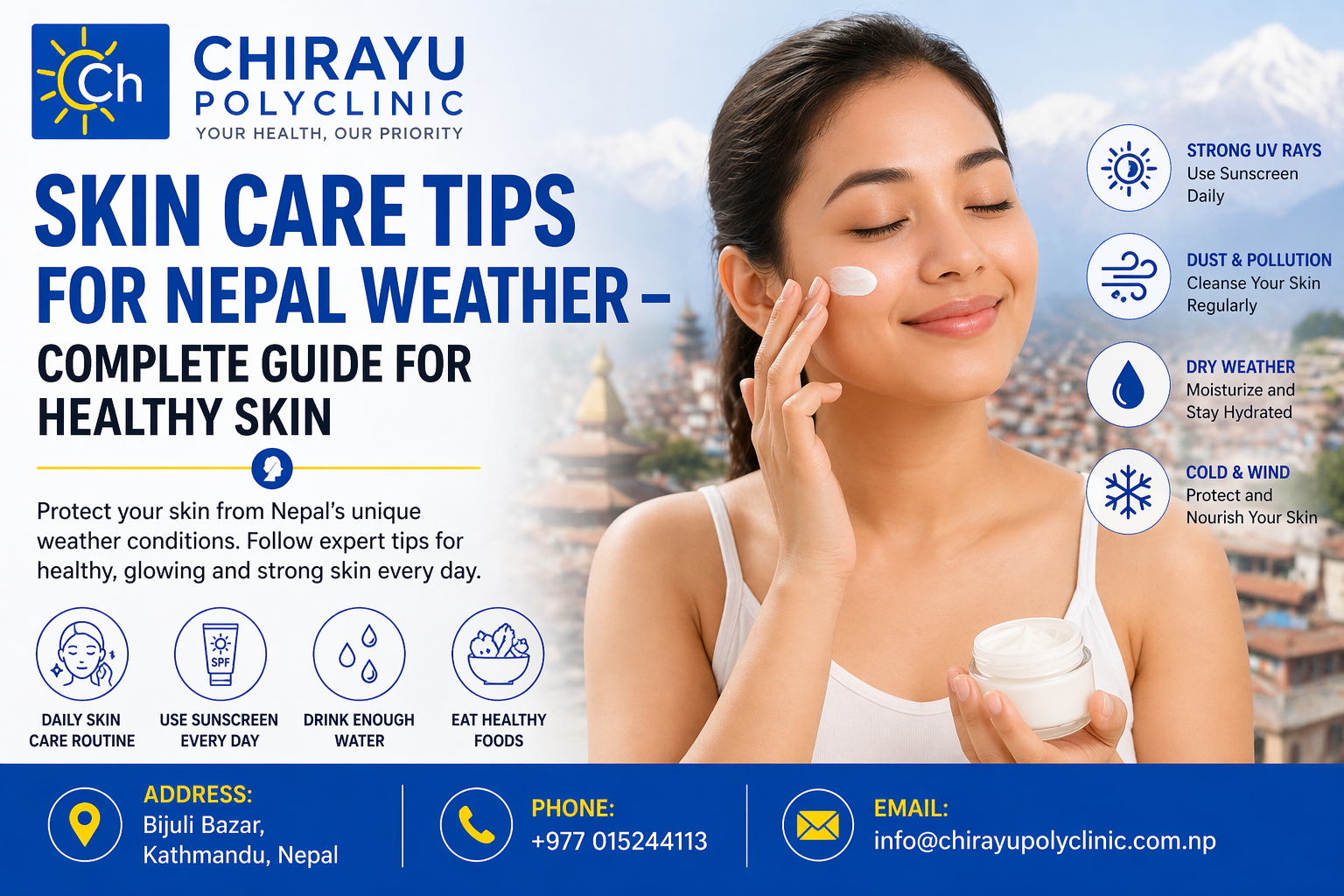 Skin Care Tips for Nepal Weather